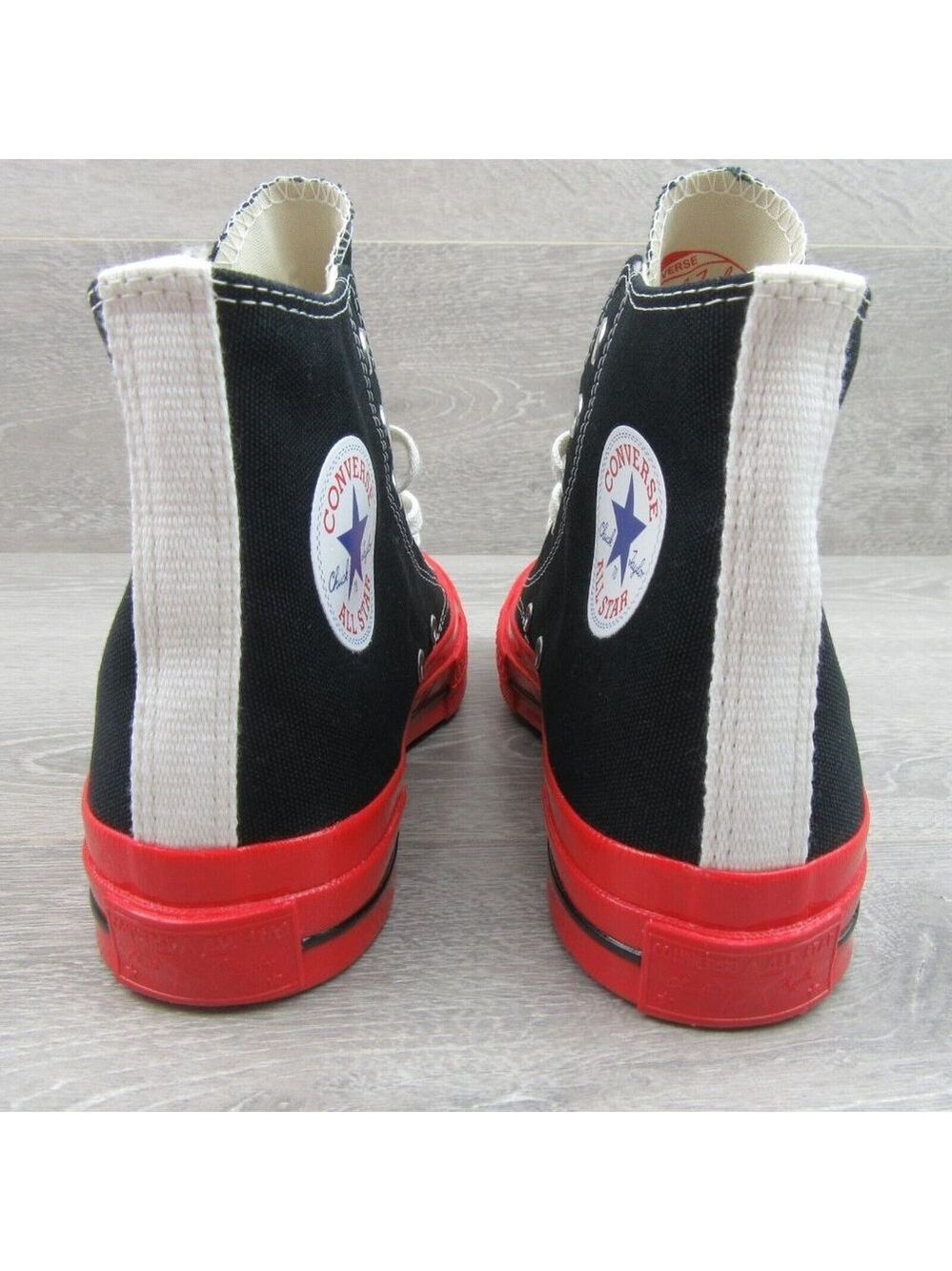 Converse x Chuck 70 HI Comme des Garcons CDG PLAY Sneakers Mens 5 / Womens 7 NEW - Picture 8 of 14